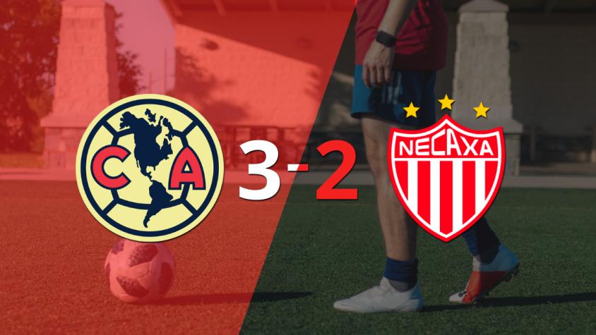 Facundo Batista anotó dos goles, pero Necaxa no pudo evitar la derrota frente a Club América