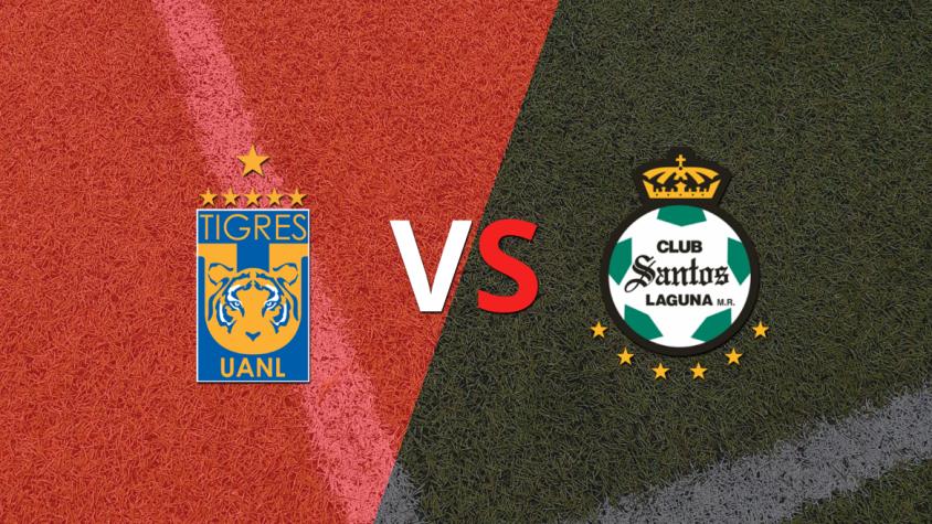 Tigres y Santos Laguna se miden por la fecha 5
