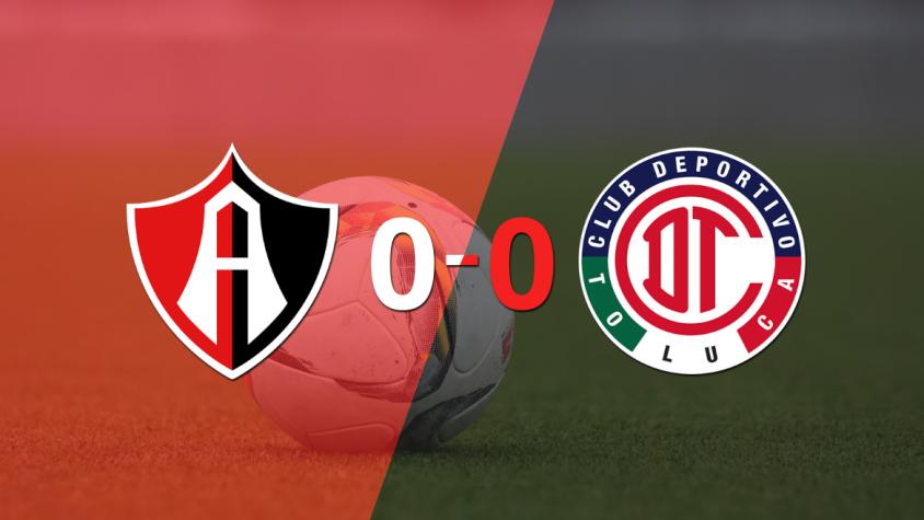Atlas y Toluca FC igualaron sin goles en el marcador