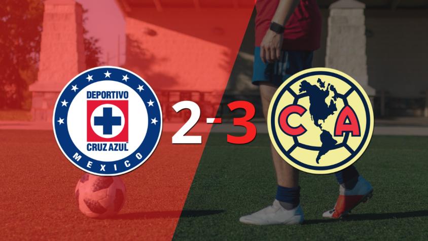 El Clásico Joven fue para Club América: venció 3-2 a Cruz Azul