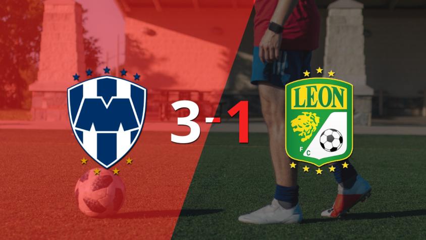 Contundente victoria de CF Monterrey sobre León