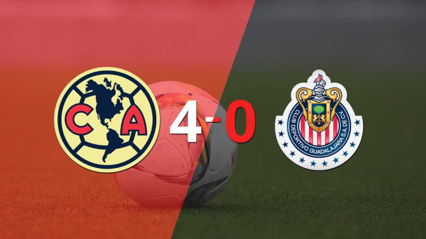 Con un doblete, Club América se quedó con el Clásico de Clásicos ante Chivas