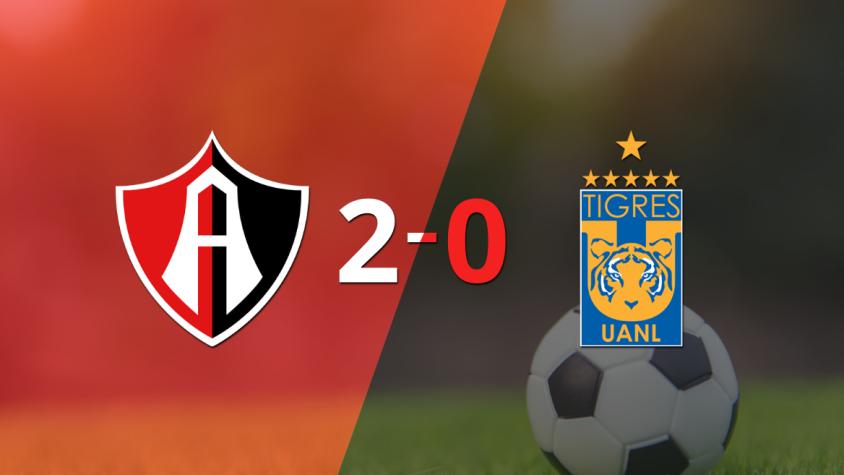 Atlas marcó dos veces en la victoria ante Tigres en el estadio Jalisco