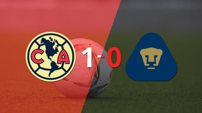 Apretada victoria de Club América frente a Pumas UNAM