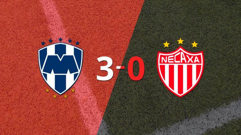 Necaxa se fue goleado 3-0 en su visita a CF Monterrey
