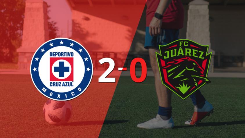 Con dos goles, Cruz Azul se impuso a FC Juárez en el estadio Azteca