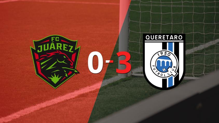 Con hat-trick de José Zúñiga, Querétaro goleó a FC Juárez 3-0