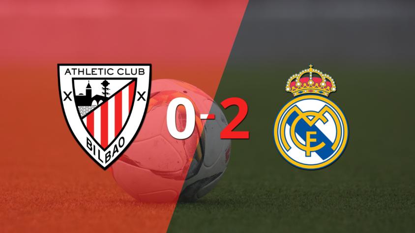 Victoria de 2-0 en la visita de Real Madrid a Athletic Bilbao
