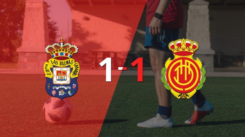 UD Las Palmas y Mallorca se reparten los puntos y empatan 1-1