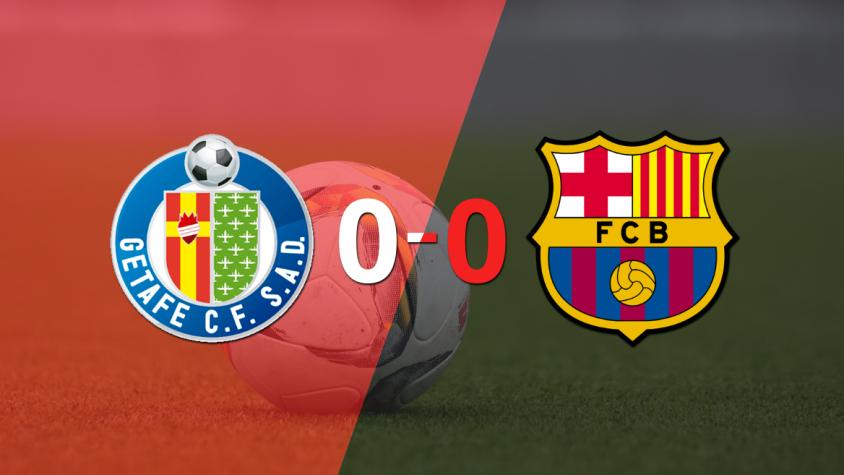 Cero a cero terminó el partido entre Getafe y Barcelona