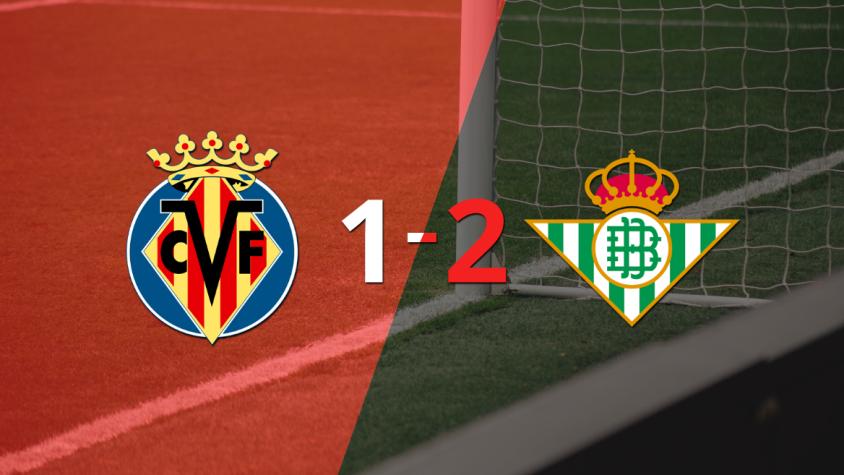 Betis ganó por 2-1 en su visita a Villarreal