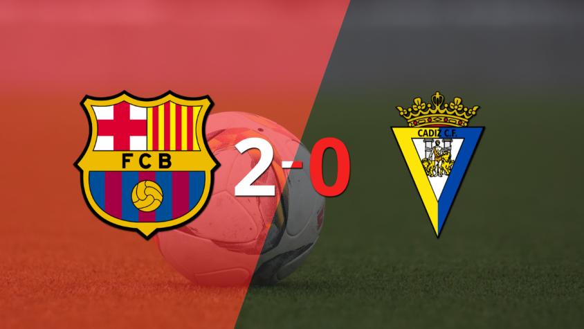 Derrota de Cádiz por 2-0 en su visita a Barcelona