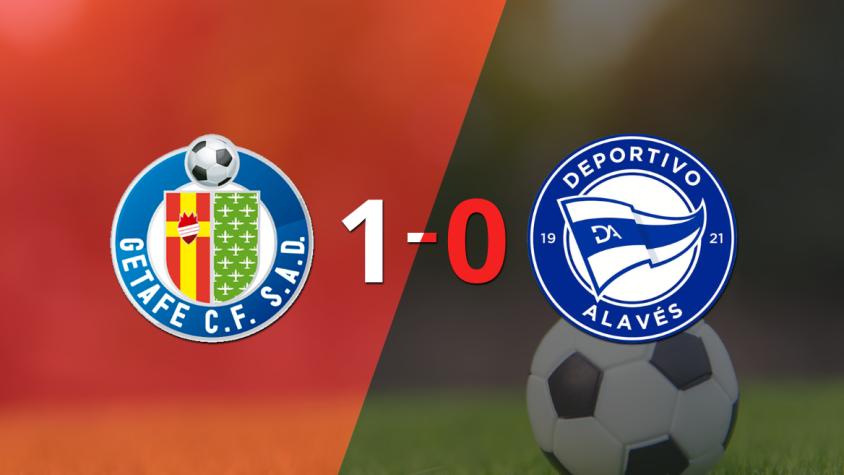 Getafe venció por la mínima a Alavés