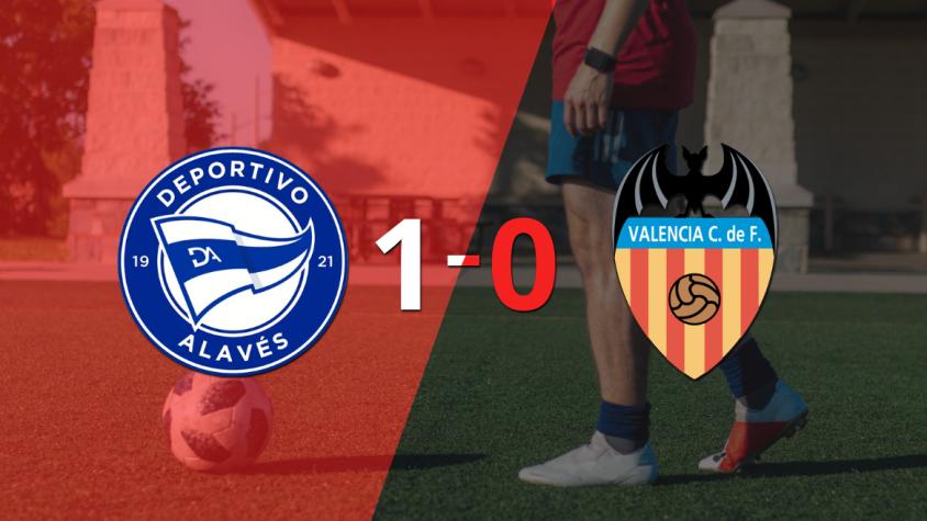 A Alavés le alcanzó con un gol para derrotar a Valencia en el Mendi