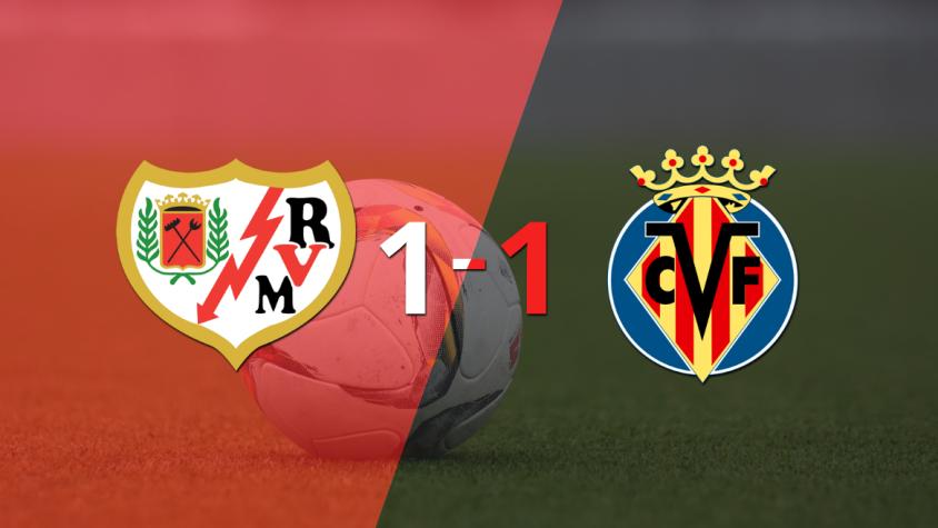 Reparto de puntos en el empate a uno entre Rayo Vallecano y Villarreal