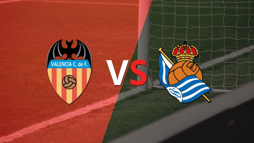 Se enfrentan Valencia y Real Sociedad por la fecha 7