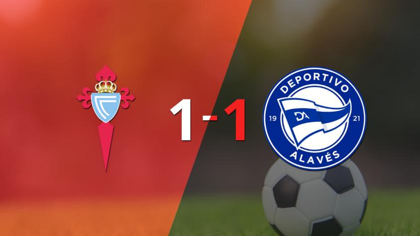 Alavés logró sacar el empate a 1 gol en casa de Celta