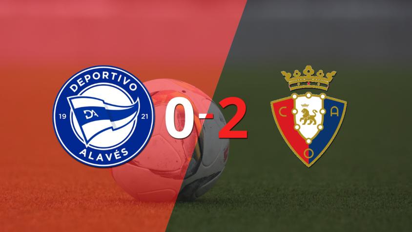 Osasuna venció por 2-0 a Alavés como visitante