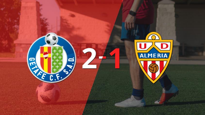 Getafe le ganó a Almería en su casa por 2-1