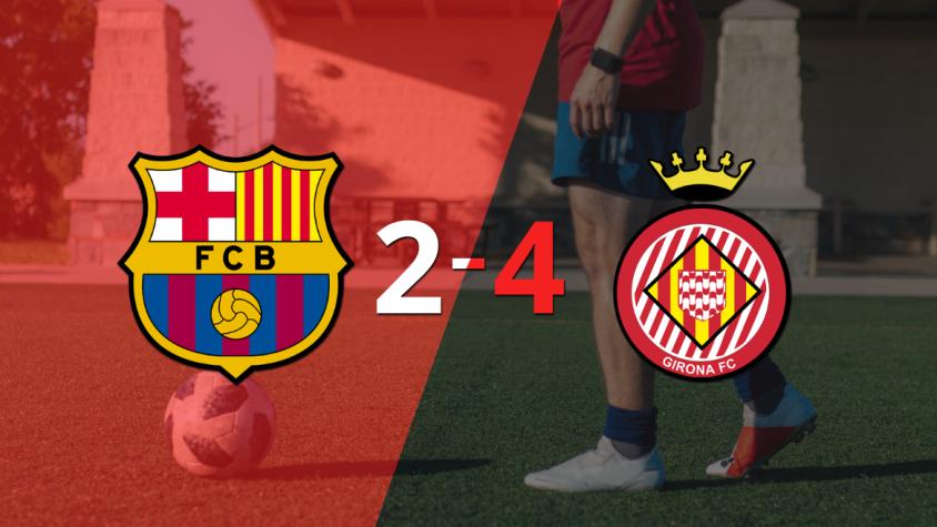 Girona superó 4-2 a Barcelona en su casa
