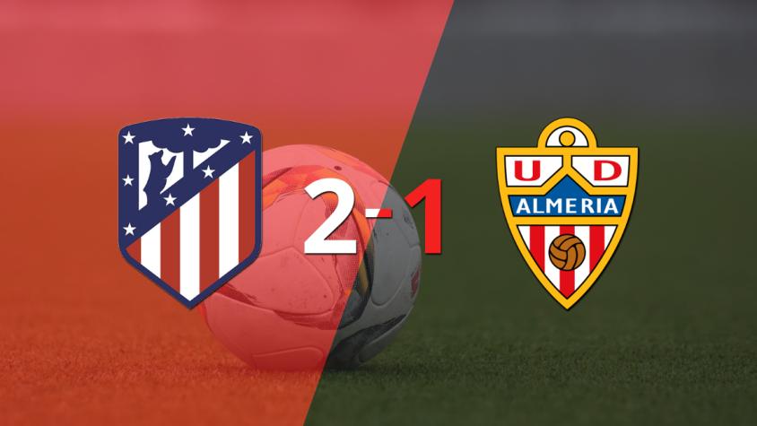 Atlético De Madrid Consiguió Una Victoria En Casa Por 2 A 1 Ante Almería