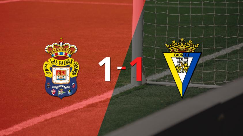 UD Las Palmas y Cádiz se repartieron los puntos en un 1 a 1