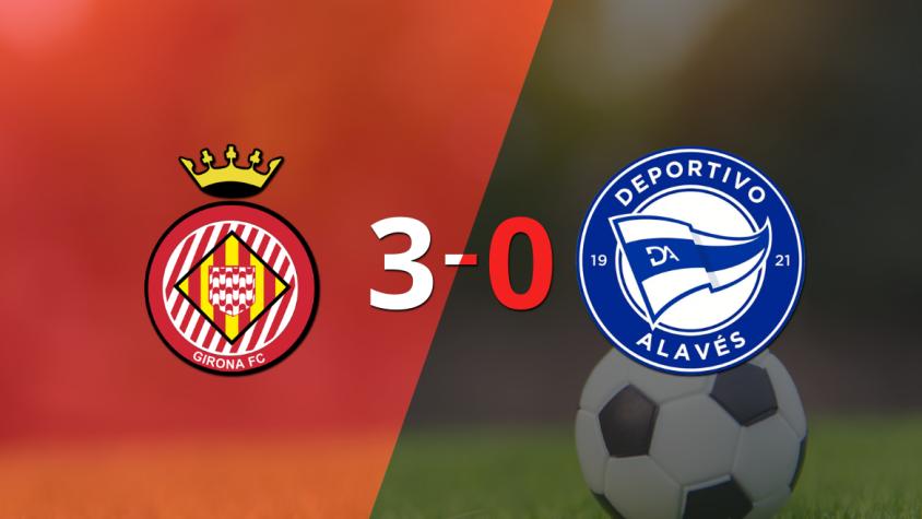 Artem Dovbyk impulsó la victoria de Girona frente a Alavés con dos goles 