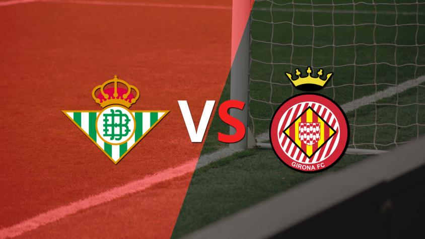 Betis y Girona empatan en el estadio Benito Villamarín