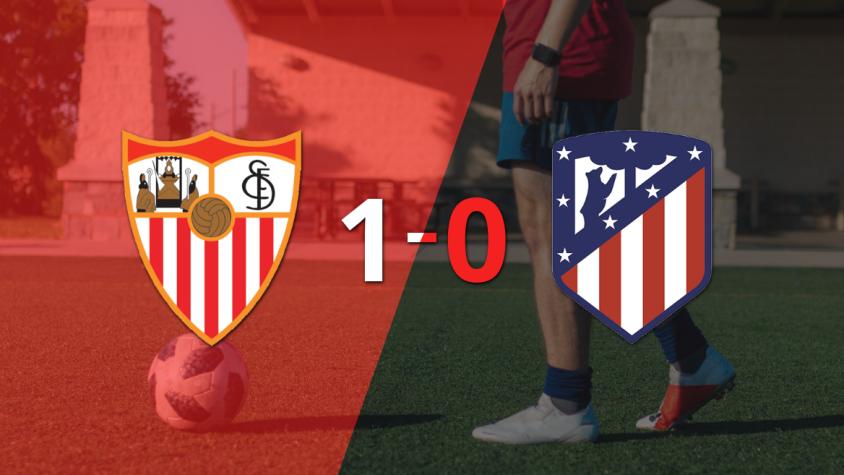 A Sevilla le alcanzó con un gol para derrotar a Atlético de Madrid en el estadio Ramón Sánchez Pizjuán