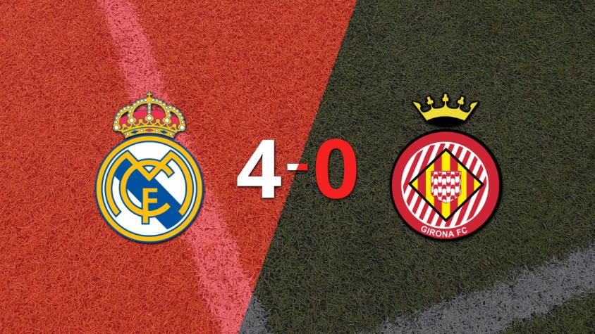 Real Madrid goleó 4-0 a Girona con doblete de Jude Bellingham