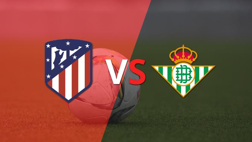 Atlético de Madrid se enfrentará ante Betis por la fecha 27