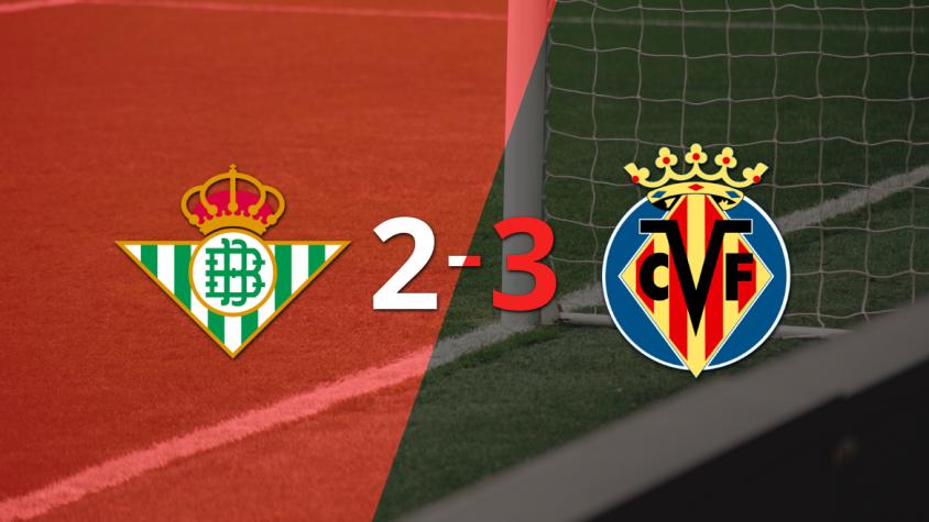 ¡Partidazo! Villarreal le ganó 3-2 a Betis