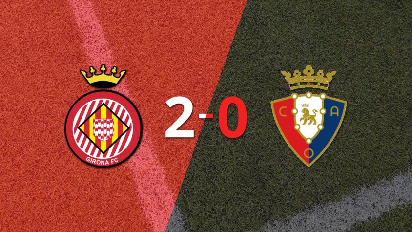 Osasuna cayó derrotada ante Girona por 2-0 