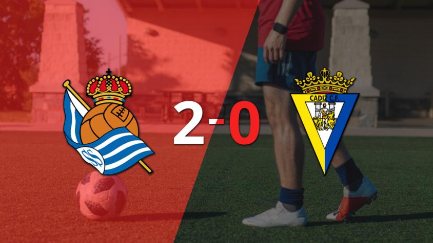 Con dos goles, Real Sociedad se impuso a Cádiz en Anoeta