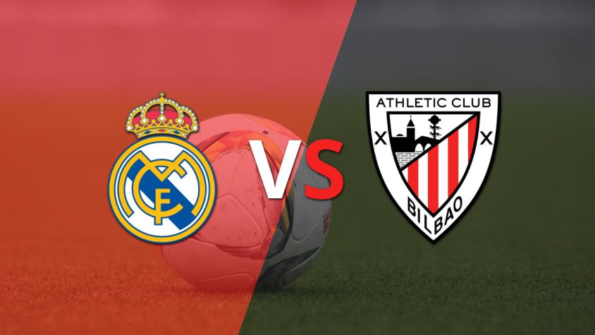 Victoria parcial 2 a 0 de Real Madrid sobre Athletic Bilbao