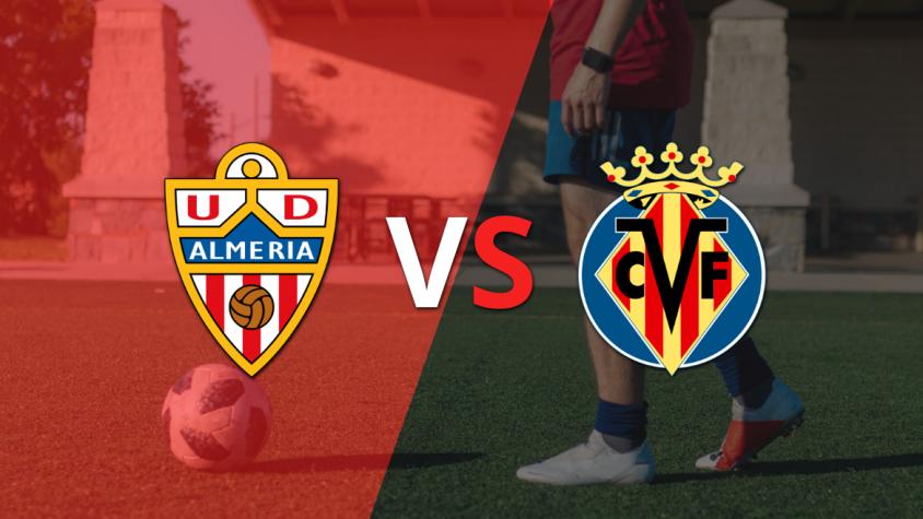Con un empate entre Almería y Villarreal empieza el segundo tiempo del juego