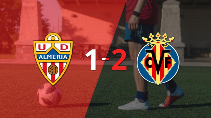 Villarreal consigue una estrecha victoria de 2 a 1 sobre Almería