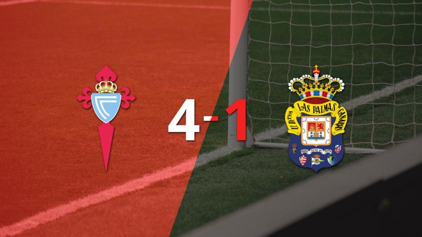 Gran remontada y goleada 4-1 de Celta frente a UD Las Palmas