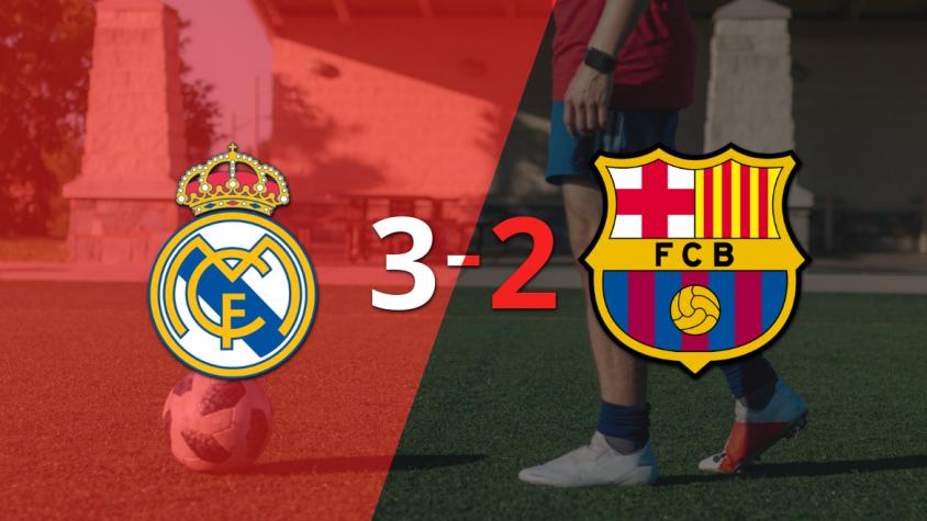 Real Madrid remonta y gana 3 a 2 el Clásico ante Barcelona
