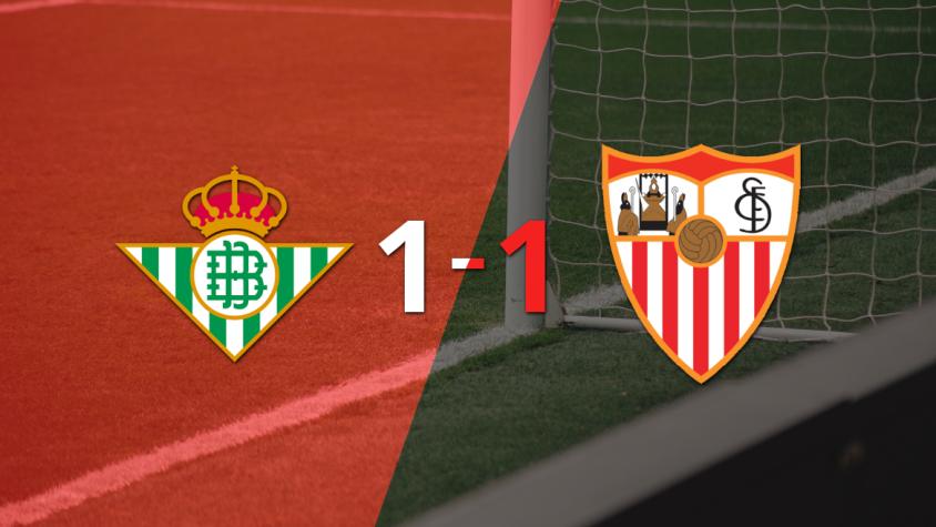 Betis y Sevilla igualan 1-1 el Derbi de Sevilla disputado en el estadio Benito Villamarín