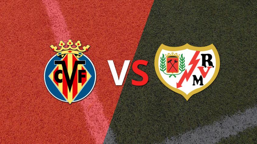 Inicia el partido entre Villarreal y Rayo Vallecano