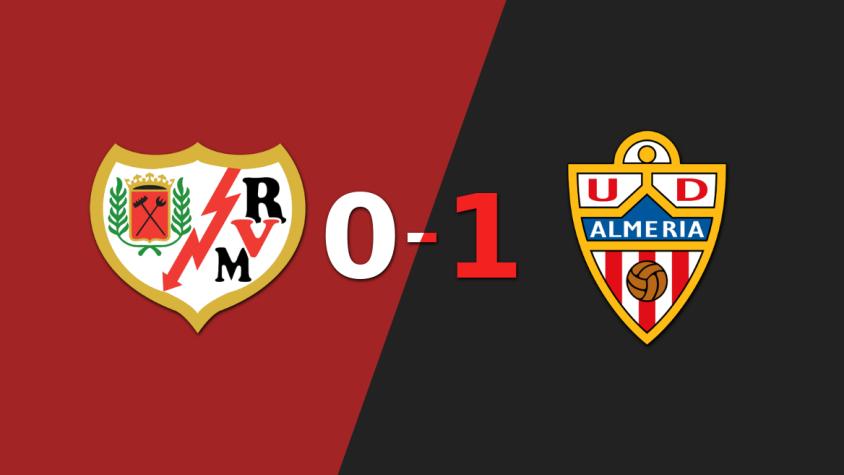 Almería se quedó con el triunfo 1-0 ante Rayo Vallecano con un gol de Anthony Lozano