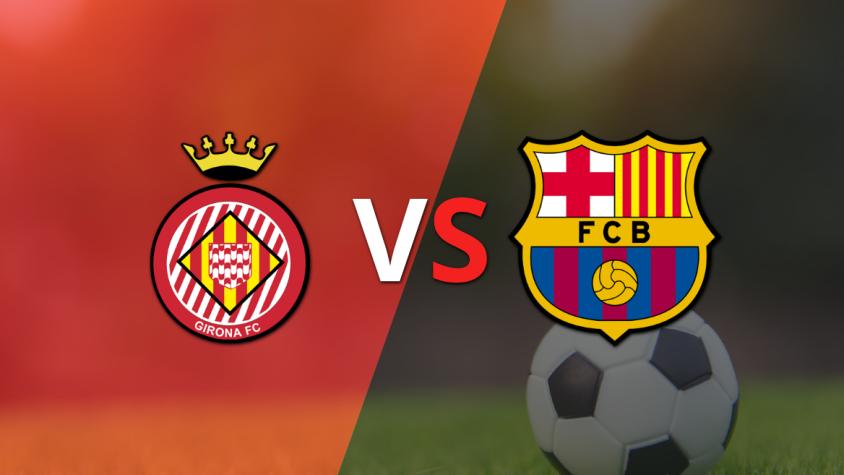Termina el primer tiempo con una victoria para Barcelona vs Girona por 2-1