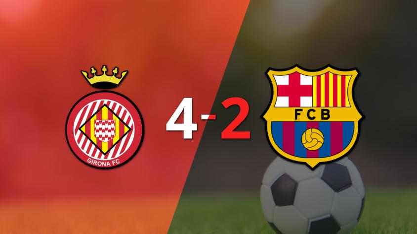 Con doblete de Portu, Girona derrotó a Barcelona