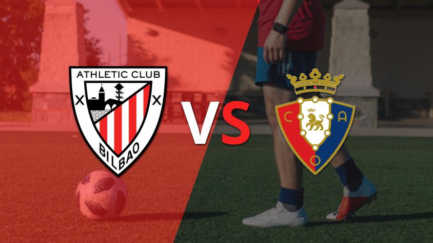 Ya rueda el balón entre Athletic Bilbao y Osasuna en el estadio la Catedral