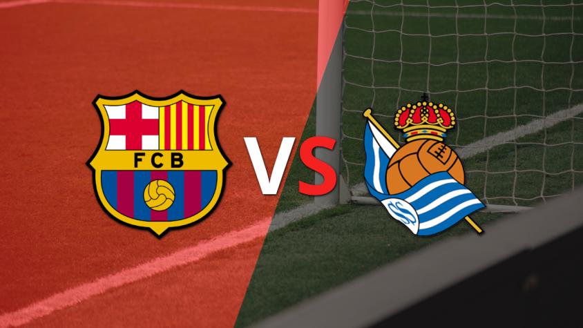 ¡Arranca la etapa complementaria! Barcelona lleva la ventaja con un marcador 1-0 sobre Real Sociedad