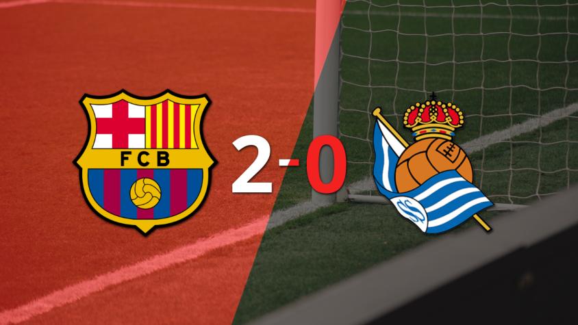 Barcelona celebró una victoria 2-0 sobre Real Sociedad