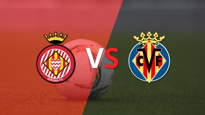 Comienza el juego entre Girona y Villarreal en el estadio Municipal de Montilivi