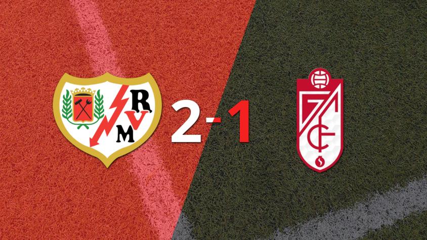 Rayo Vallecano obtiene una victoria 2-1 contra Granada