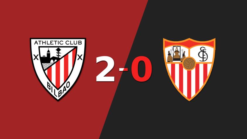 Sólido triunfo de Athletic Bilbao por 2-0 frente a Sevilla